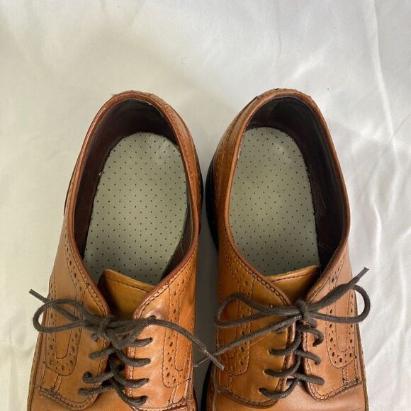 Allen Edmonds Mens 7.5 D Road Warriors Wingtip Oxford Dress Shoes Brown 3351 main image 4
